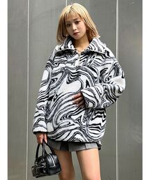 EMODA | ハーフジップボアプルオーバー(Tシャツ/カットソー)