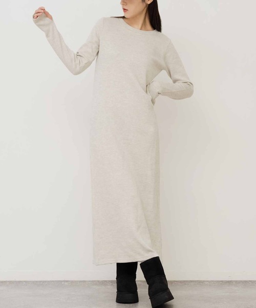 ANAP(アナップ)の「バックオープンクロスワンピース(ワンピース・レディース・キナリ/カーキ/ピンク/スミクロ・FREE)」の2枚目の写真