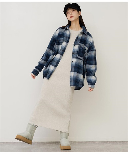 ANAP(アナップ)の「バックオープンクロスワンピース(ワンピース・レディース・キナリ/カーキ/ピンク/スミクロ・FREE)」の15枚目の写真