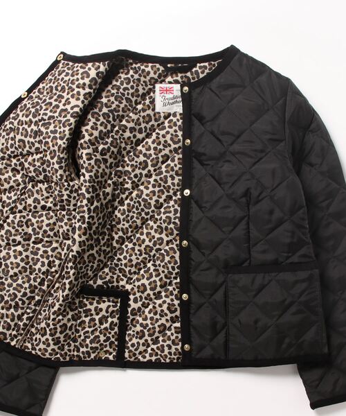 Traditional Weatherwear(トラディショナルウェザーウェア)の「ARKLEY LEO(ノーカラージャケット・レディース・ブラック系その他・36/34)」の11枚目の写真