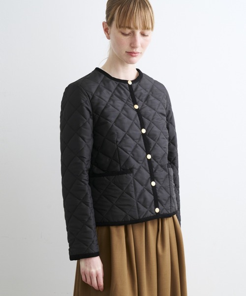 Traditional Weatherwear(トラディショナルウェザーウェア)の「ARKLEY LEO(ノーカラージャケット・レディース・ブラック系その他・36/34)」の7枚目の写真