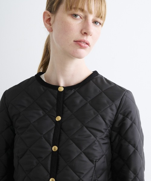 Traditional Weatherwear(トラディショナルウェザーウェア)の「ARKLEY LEO(ノーカラージャケット・レディース・ブラック系その他・36/34)」の8枚目の写真