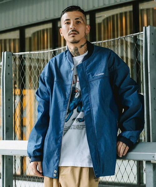 Subciety（サブサエティ）の「DENIM DERBY JKT（ブルゾン・メンズ・ブラック/ブルー・MEDIUM/X-LARGE/LARGE）」の20枚目の写真