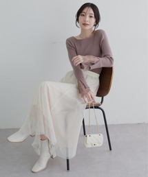 natural couture | 2WAYリバーシブルチュールスカート(スカート)