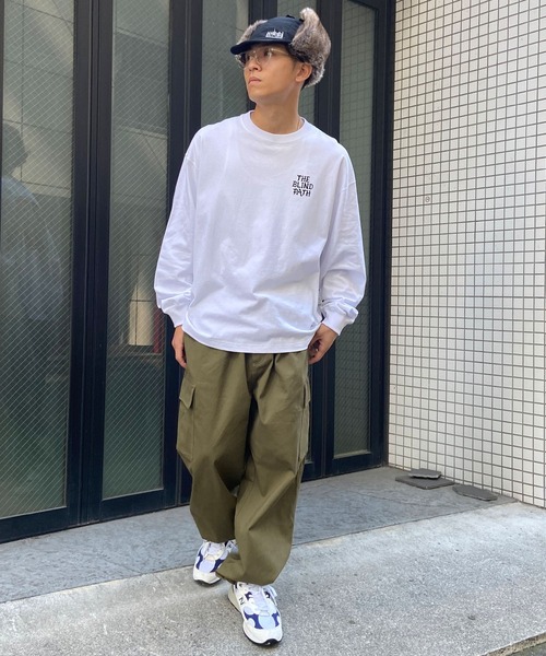 DC(ディーシー)の「DC/ディーシー カーゴパンツ デニム ワイドシルエット リラックスシルエット DPT241005(カーゴパンツ・メンズ・オリーブ/ライトブルー/スミクロ・L/M/XL)」の15枚目の写真