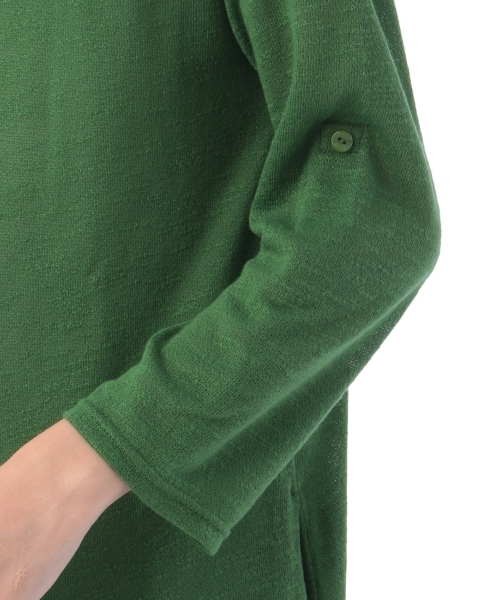 grove(グローブ)の「スラブフーデットロングカーディガン(カーディガン/ボレロ・レディース・ホワイト/グリーン/ベージュ/ブルー・02/03)」の7枚目の写真