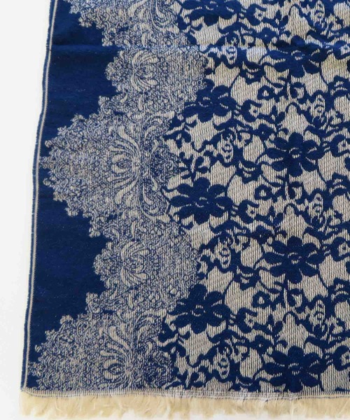 PARKS TOKYO SELECT(パークストウキョウセレクト)の「(nii)花柄刺繍ストール(ストール/ショール・レディース・ネイビー系/チャコールグレー/ベージュ/アイボリー/ブラック/ワインレッド・FREE)」の14枚目の写真