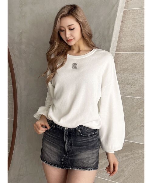 GYDA（ジェイダ）の「Square gyda LOOSE ニットトップス（ニット