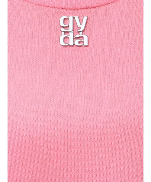 GYDA(ジェイダ)の「Square gyda LOOSE ニットトップス(ニット/セーター・レディース・オフホワイト/ミント/ブラック/ピンク・FREE)」の6枚目の写真