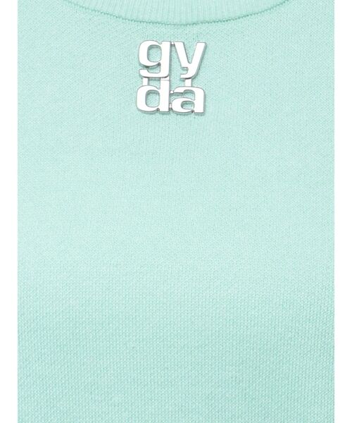 GYDA(ジェイダ)の「Square gyda LOOSE ニットトップス(ニット/セーター・レディース・オフホワイト/ミント/ブラック/ピンク・FREE)」の7枚目の写真