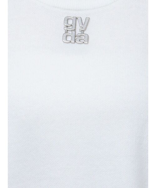 GYDA(ジェイダ)の「Square gyda LOOSE ニットトップス(ニット/セーター・レディース・オフホワイト/ミント/ブラック/ピンク・FREE)」の8枚目の写真