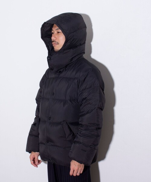 GLOSTER（グロスター）の「【GLOSTER/グロスター】軽量 650FP NYLON WASHER ダウンジャケット（ダウンジャケット/コート・メンズ・ブラック/ダークネイビー・L/M/S）」の9枚目の写真