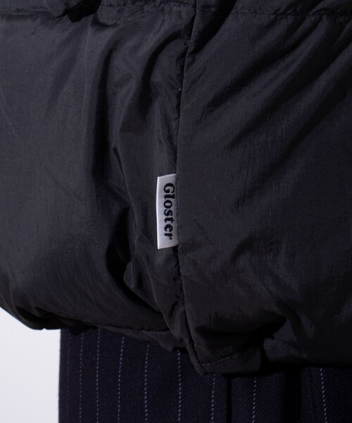 GLOSTER 黒 ユニセックス 軽量 650FP NYLON WASHER GLOSTER 黒 ユニセックス 軽量 650FP NYLON WASHER