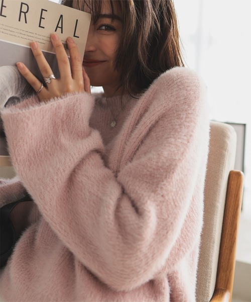 KOBE LETTUCE（コウベレタス）の「シャギーニットトップス（ニット