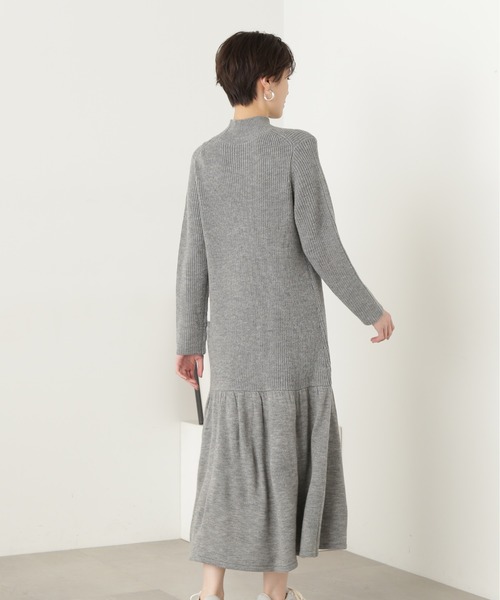 N.（N. Natural Beauty Basic）（エヌエヌナチュラルビューティーベーシック）の「◆ティアードニットワンピース（ワンピース・レディース・ブラック/杢グレー・MEDIUM）」の19枚目の写真