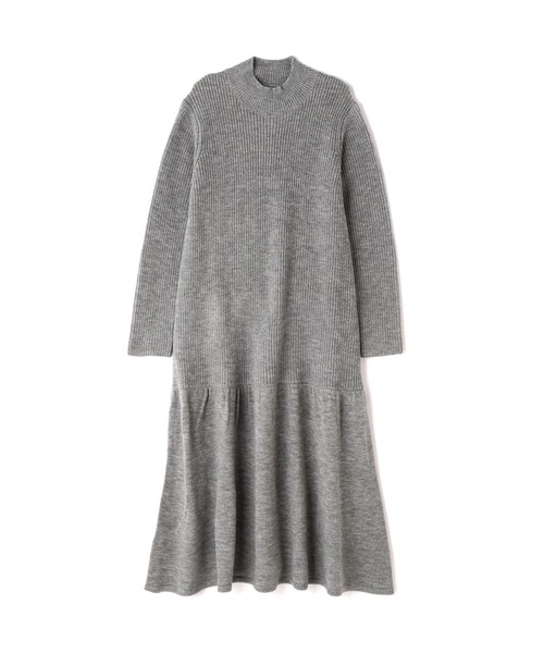 N.（N. Natural Beauty Basic）（エヌエヌナチュラルビューティーベーシック）の「◆ティアードニットワンピース（ワンピース・レディース・ブラック/杢グレー・MEDIUM）」の22枚目の写真