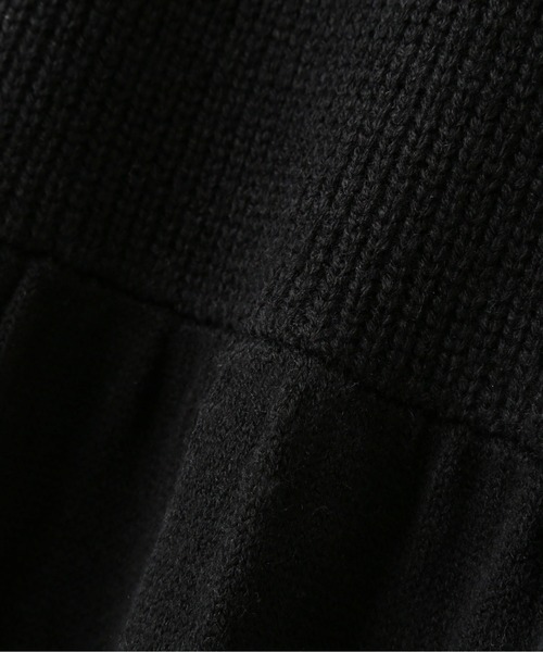 N.（N. Natural Beauty Basic）（エヌエヌナチュラルビューティーベーシック）の「◆ティアードニットワンピース（ワンピース・レディース・ブラック/杢グレー・MEDIUM）」の21枚目の写真