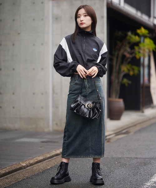 SPINNS（スピンズ）の「ショート丈ナイロンプルオーバー（その他