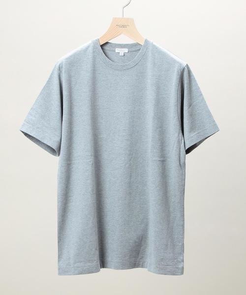 BEAUTY&YOUTH UNITED ARROWS（ビューティーアンドユースユナイテッドアローズ）の「BY ∴ ステーブル コットン クルーネックTEE MADE IN JAPAN ◆（Tシャツ/カットソー・メンズ・ホワイト/グレー・SMALL/LARGE/MEDIUM）」の2枚目の写真