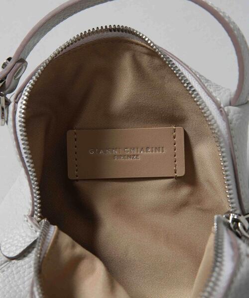 GIANNI CHIARINI(ジャンニ キアリーニ)の「GIANNI CHIARINI/ALIFA アリファ S(ショルダーバッグ・レディース・ライトグレー/ベージュ系その他3・FREE)」の20枚目の写真