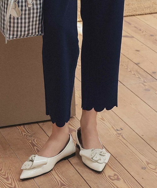 セール】裾スカラップパンツ（スラックス）｜DONOBAN（ドノバン）の