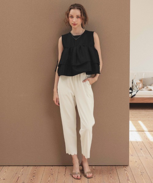 セール】裾スカラップパンツ（スラックス）｜DONOBAN（ドノバン）の