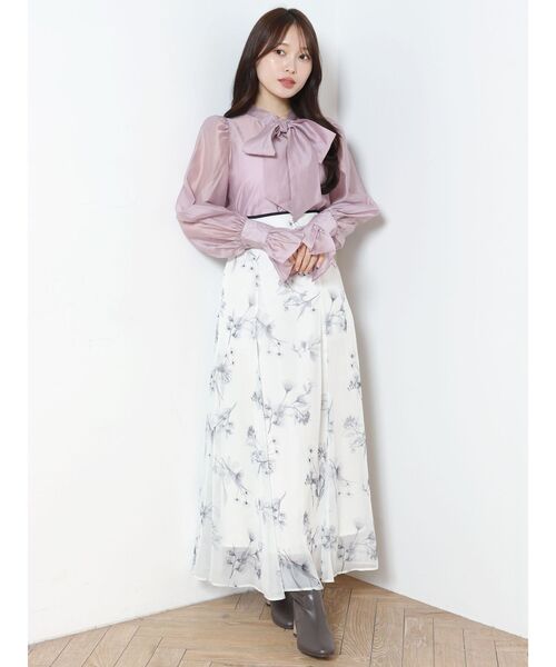 MERCURYDUO(マーキュリーデュオ)の「前後2WAY袖口フリルブラウス(シャツ/ブラウス・レディース・オフホワイト/ピンク/グレー・FREE)」の15枚目の写真