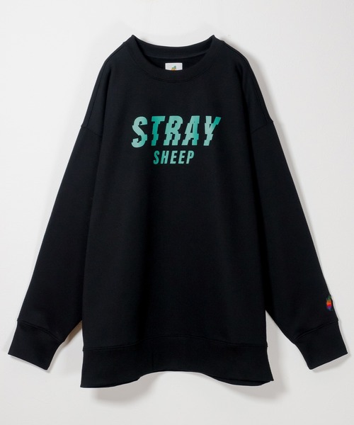 STRAY SHEEP(ストレイシープ)の「【STRAY SHEEP/ストレイシープ】バグデザイングラフィック・クルーネックスウェット/トレーナー(スウェット・レディース・ホワイト/ブラック/パープル・MEDIUM/LARGE)」の13枚目の写真