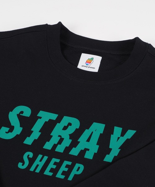 STRAY SHEEP(ストレイシープ)の「【STRAY SHEEP/ストレイシープ】バグデザイングラフィック・クルーネックスウェット/トレーナー(スウェット・レディース・ホワイト/ブラック/パープル・MEDIUM/LARGE)」の15枚目の写真