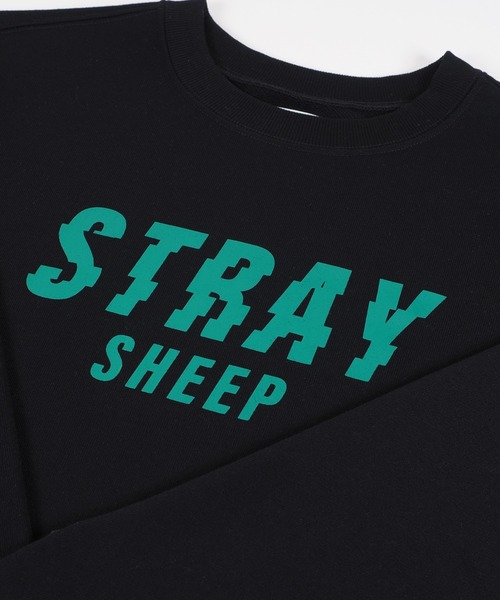 STRAY SHEEP(ストレイシープ)の「【STRAY SHEEP/ストレイシープ】バグデザイングラフィック・クルーネックスウェット/トレーナー(スウェット・レディース・ホワイト/ブラック/パープル・MEDIUM/LARGE)」の16枚目の写真