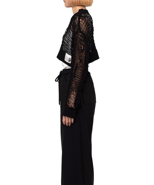 ミハラヤスヒロ　Rope Knitted Short Sweater Maison MIHARA YASUHIRO（メゾンミハラヤスヒロ）の「Rope