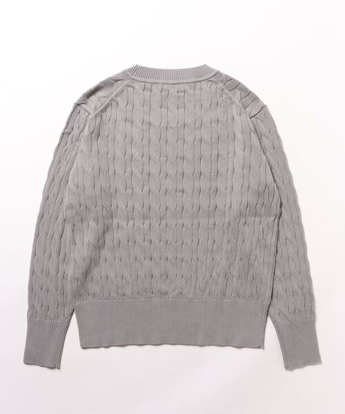 Vivienne Westwood（ヴィヴィアンウエストウッド）の「ｵｰｶﾞﾆｯｸｺｯﾄﾝｹｰﾌﾞﾙｸﾙｰﾈｯｸﾄｯﾌﾟ（ニット/セーター・レディース・ピンク/ブラック/サックスブルー/グレー・FREE）」の5枚目の写真