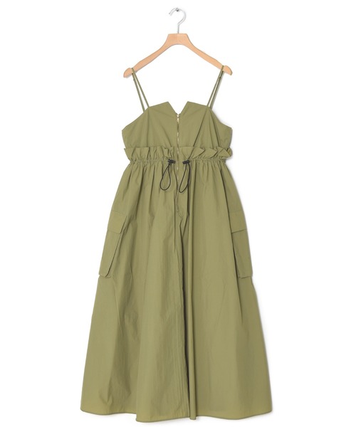 w closet（ダブルクローゼット）の「キャミソールワンピース（ワンピース・レディース・ライトカーキ・FREE）」の5枚目の写真