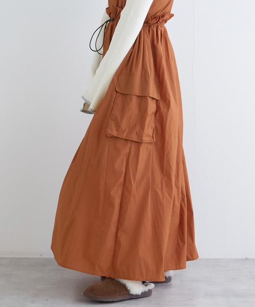 w closet（ダブルクローゼット）の「キャミソールワンピース（ワンピース・レディース・ライトカーキ・FREE）」の12枚目の写真