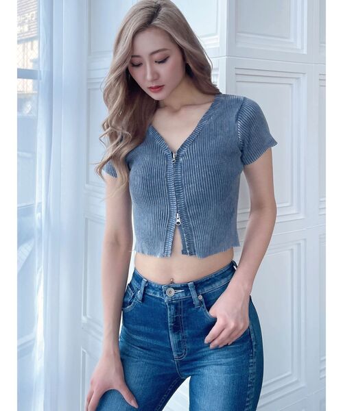 PRADA ウエストロゴニットプリーツスカート　ネイビーブルーSサイズ36s ジェイダ GYDA 2WAYブリーチBACKボタンニットトップス