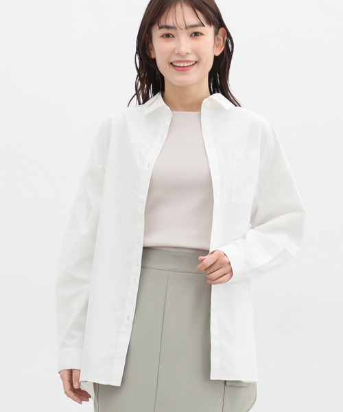 Honeys(ハニーズ)の「ボートネックタンクトップ(タンクトップ・レディース・スミクロ/アイボリー/ブラック/グレイッシュベージュ/ブルー/ブラウン・S/M/L/LL)」の17枚目の写真