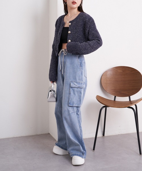 Chico(チコ)の「【2サイズ展開/2024SS】パット付バックデザインベアトップ(キャミソール・レディース・ブラック/ライトベージュ/グレー/ホワイト・0/1)」の21枚目の写真