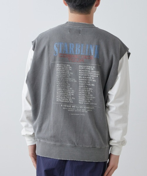 SOUNDSGOOOOD（サウンズグッド）の「【SOUNDS GOOOOD / サウンズグッド】ヴィンテージライクプリントスウェットベスト（ベスト・メンズ・チャコールグレー/グレイッシュベージュ・ONE SIZE）」の22枚目の写真