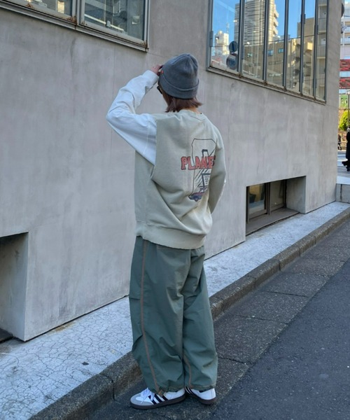 SOUNDSGOOOOD（サウンズグッド）の「【SOUNDS GOOOOD / サウンズグッド】ヴィンテージライクプリントスウェットベスト（ベスト・メンズ・チャコールグレー/グレイッシュベージュ・ONE SIZE）」の12枚目の写真