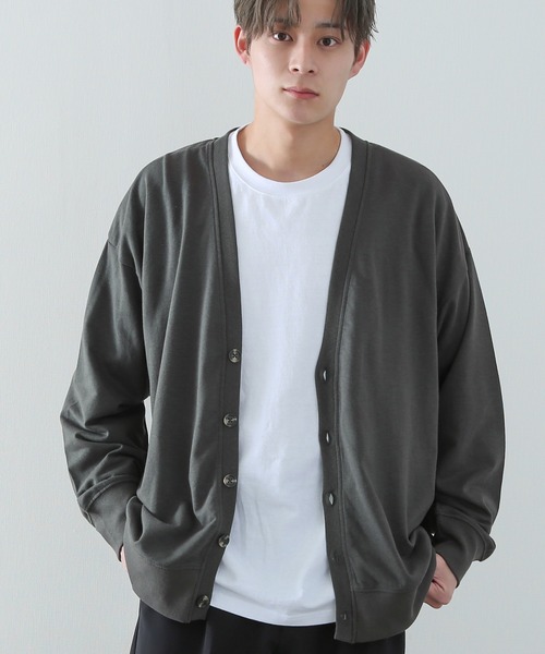 improves（インプローブス）の「ミニスウェット Vネック カーディガン