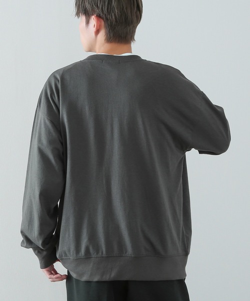 improves（インプローブス）の「ミニスウェット Vネック カーディガン（カーディガン/ボレロ・メンズ・グレー/ブラック/チャコール/オートミール・MEDIUM/LARGE/X-LARGE）」の8枚目の写真