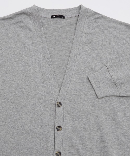 improves（インプローブス）の「ミニスウェット Vネック カーディガン（カーディガン/ボレロ・メンズ・グレー/ブラック/チャコール/オートミール・MEDIUM/LARGE/X-LARGE）」の20枚目の写真