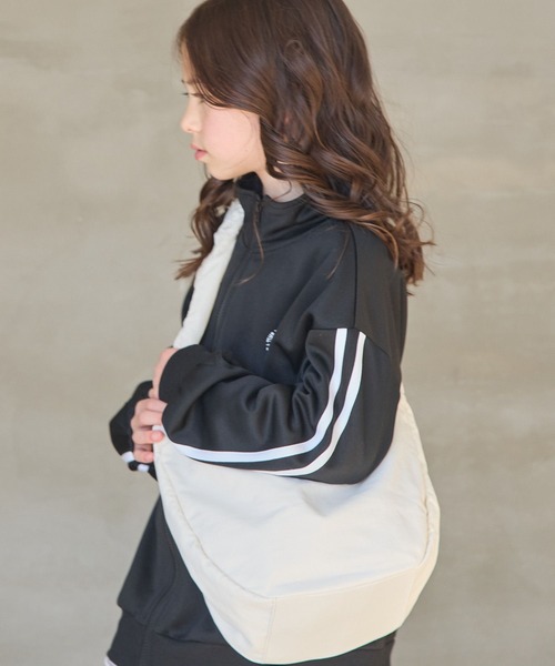 GLOBAL WORK(グローバルワーク)の「トラックジャケット/996540(ジャージ・キッズ・ブラック/アイボリー・130cm/140cm/150cm/160cm/170cm)」の18枚目の写真