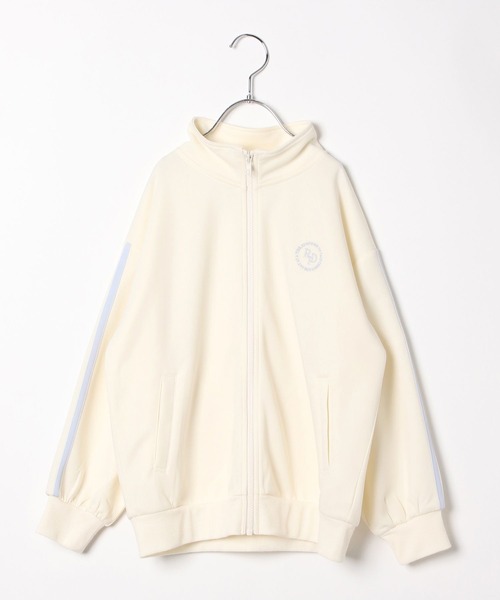 GLOBAL WORK(グローバルワーク)の「トラックジャケット/996540(ジャージ・キッズ・ブラック/アイボリー・130cm/140cm/150cm/160cm/170cm)」の5枚目の写真