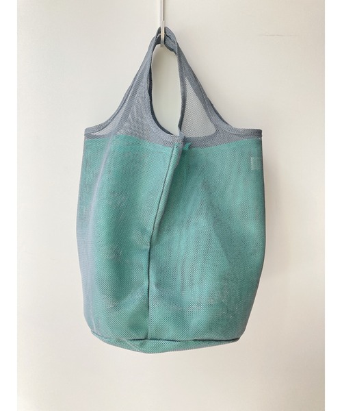 EARTH MADE(アースメイド)の「2 LAYERS TOTE(トートバッグ・レディース・ホワイト/ライトグレー系2/グレー系1/ベージュ系2/ライトブルー/ライトグレー系1/ベージュ系1/グレー系2・FREE)」の6枚目の写真