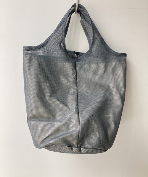 EARTH MADE(アースメイド)の「2 LAYERS TOTE(トートバッグ・レディース・ホワイト/ライトグレー系2/グレー系1/ベージュ系2/ライトブルー/ライトグレー系1/ベージュ系1/グレー系2・FREE)」の7枚目の写真