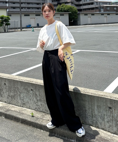 feepur(フェピュール)の「ミニ裏毛ラグランルーズTee(Tシャツ/カットソー・レディース・グレー/オフホワイト/ブラック/オートミール・MEDIUM)」の18枚目の写真