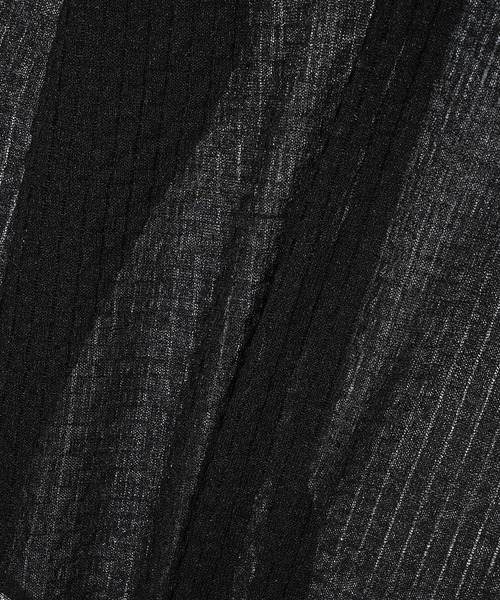 MILKFED.（ミルクフェド）の「BUMPY KNIT TOP（ニット/セーター・レディース・ブラック/オフホワイト/ライトグリーン・ONE SIZE）」の9枚目の写真