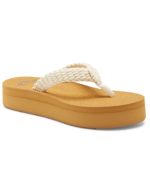 ROXY（ロキシー）の「PORTO PLATFORM/ロキシーボリュームソールサンダル（サンダル・レディース・ブラック/ホワイト・23cm/24cm/25cm）」の7枚目の写真