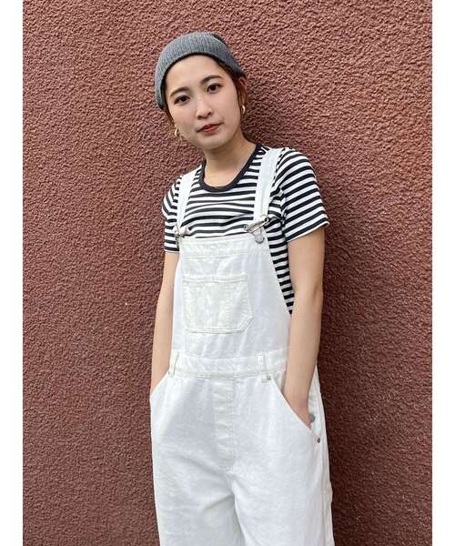 Ungrid（アングリッド）の「カラーフィットボーダーTee（Tシャツ/カットソー・レディース・レッド/チャコールグレー・FREE）」の12枚目の写真